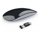 Mouse Uciefy Bluetooth U30 Inalámbrico Recargable Negro