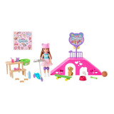 Barbie Set De Juego Skipper Pista De Patinaje