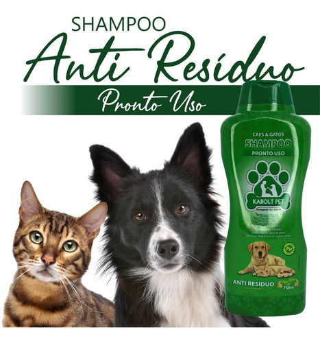 Eliminador De Impurezas Anti Resíduo Cães E Gatos Shampoo