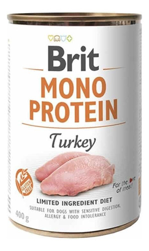 Alimento Perro Brit Care Mono Protein Turkey 400gr. 