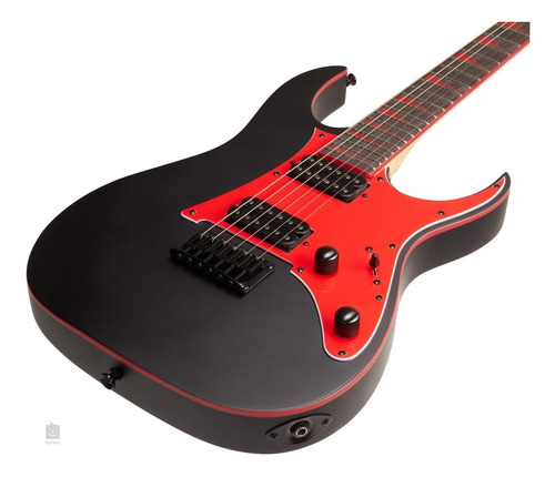 Guitarra Electrica Ibañez Negro Mate Grg131dx - Bkf 2y-01