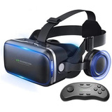 Realidad Virtual Vr Headset Lentes 3d Audífonos Cascos R