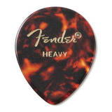 Pack De 12 Uñetas Fender 347 Shell Heavy Originales