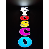 Cartel Led Luminoso Kioscos Vereda Multicolor 220v. Oferta