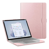 Funda Fintie Para Microsoft Surface 13,5  5/4/3 Rosa Teclado