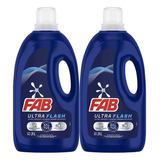 Fab Detergente Gel Ultra Flash 3 Lx 2 - L a $13150