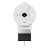 Webcam Logitech Brio 300 Branco Full Hd - 960-001440-c