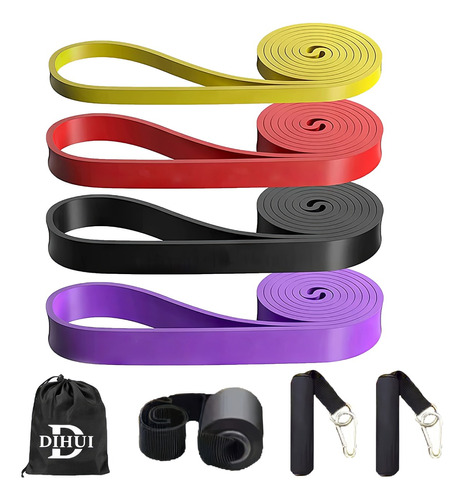 Kit De Bandas De Resistencia Ejercicio Para Gym 4pcs