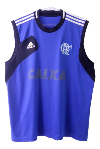 Camisa Do Flamengo 2015 Regata Azul Ótimo Estado Linda Top