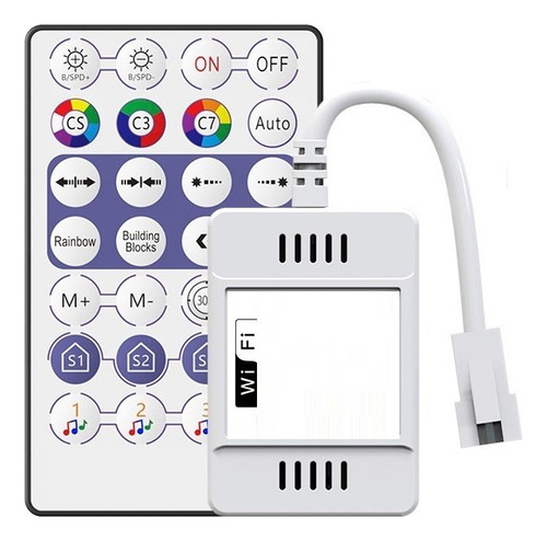 Controlador Inteligente (1024 Led Wifi Música Alexa Google)