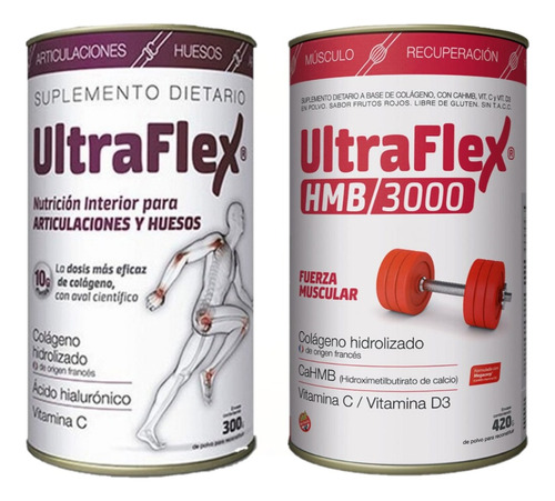 Combo Ultraflex Colageno Hidrolizado + Hmb/3000