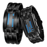 Reloj Pareja Electronico Binario Con Led Impermeable 2pc