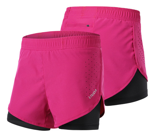 Pantalones Cortos Deportivos Lixada Running Para Mujer, Entr