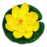 Flor De Loto Artificial Lotus Flotante Colores M - Sheshu