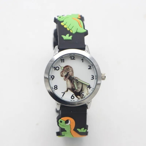 Relógio Infantil Pulseira Desenho Dinossauros