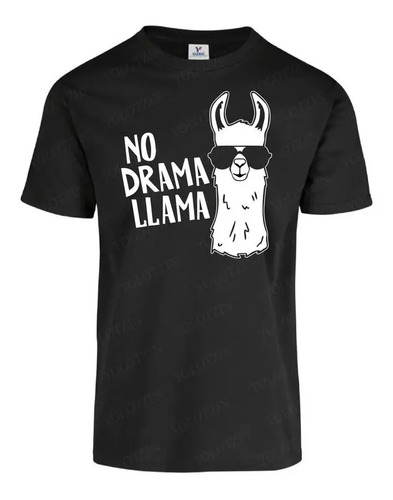 Playera Hombre Mujer No Drama Llama Alpacam13