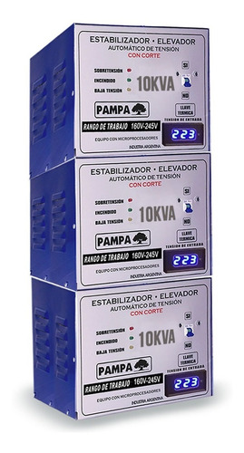 Elevador Estabilizador Tension Trifasico 30kv Pampa Ahora 18