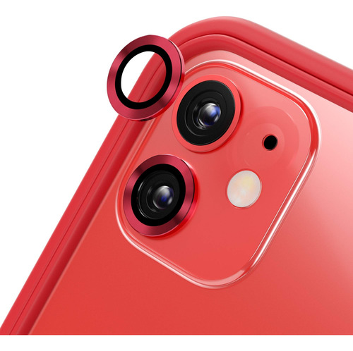 Protector De Camara Para iPhone 11 Normal-rojo