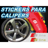 Sticker Calcomania Calipers Frenos Audi S Line Alta Temp