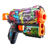 Pistola Lanza Dardos Flux Skins Con 8 Dardos X-shot