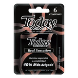 Condon Today Real Sensation X 6und - Unidad a $3833