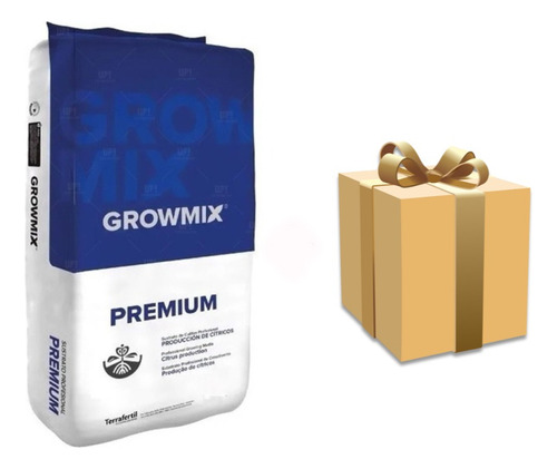 Sustrato Growmix Premium 80lts Tierra Indoor + Regalo