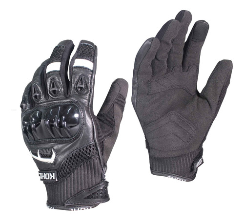 Guantes Motociclista De Piel Touch Con Protecciónes Kohl