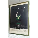 Alien 1979 Poster Original Enmarcado. Ridley Scott