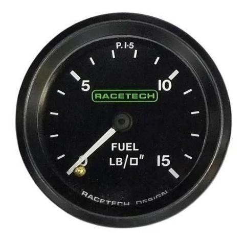 Reloj Presión De Nafta Racetech 0-15 Psi