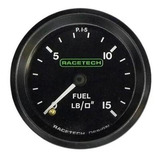 Reloj Presión De Nafta Racetech 0-15 Psi