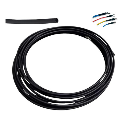 10 Metros Tubo Termoretráctil Negro 1mm Tecneu Aislamiento Eléctrico | MercadoLibre