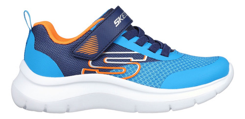 Tenis Skechers Niño Solar Squad 403879 Marino-azul 