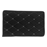 Pu Cuero Plaid Coche Universal Apoyabrazos Cojín Funda De