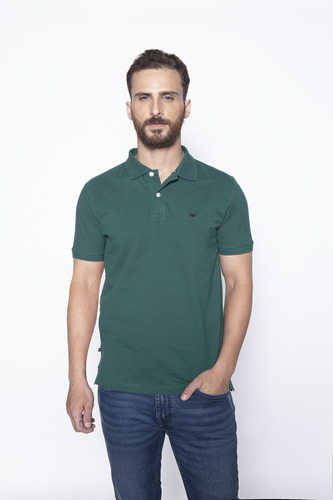 Polera Basica Pique Mc Verde Fw2024 Ferouch