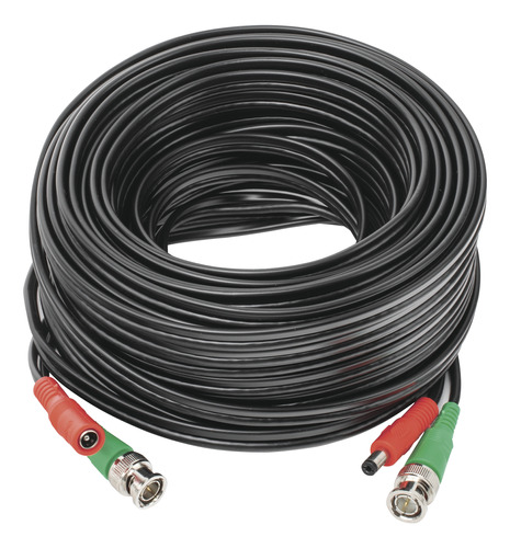 Cable Coaxial ( Bnc Rg59 ) + Alimentación / Siamés / 20 Metr