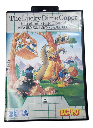 Jogo Game Gear The Lucky Dime Caper Pato Donald Completo