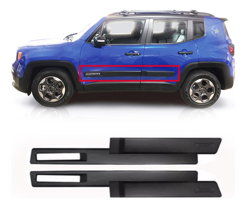 Molduras Baguetas Anchas Puertas Laterales Jeep Renegade