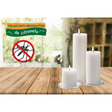 Vela De Citronela Contra Mosquitos Dengue 8x15 Velas