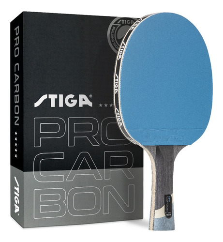 Raqueta Stiga Blue Pro Carbon Azul - Tenis De Mesa Pingpong