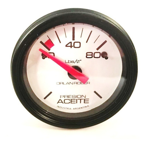 Reloj Manometro Electrico Aceite Orlan Rober 80/120lbs