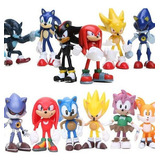 Kit Em Miniatura Robotnik Knuckle Super Sonic Boom Tails 12