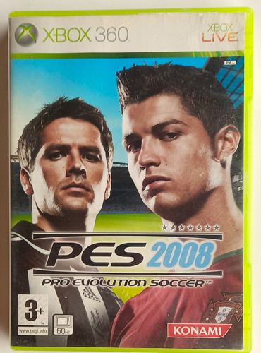 Jogo Pes 2008 Europeu(pal) Original Xbox360 Midia Fisica Cd.