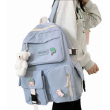 Mochila Escolar Viaje Kawaii Estilo Coreano