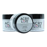 Polvos Acrílicos Básicos 1 Oz Para Uñas Acrílicas. Acry Love Color Snow White