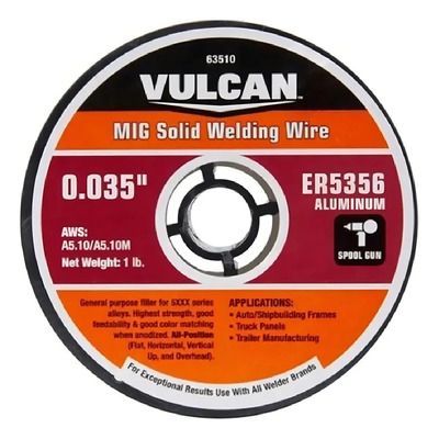 Soldadura De Microalambre Aluminio Er5356 Mig 0.035 1 Lb Color De La Punta Inox | Envío gratis