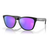 Óculos Oakley Frogskins Matte Black Prizm Violet Oakley