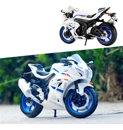 Suzuki De Gsx-r1000 Modelo 1:12 Metal Moto De Colección