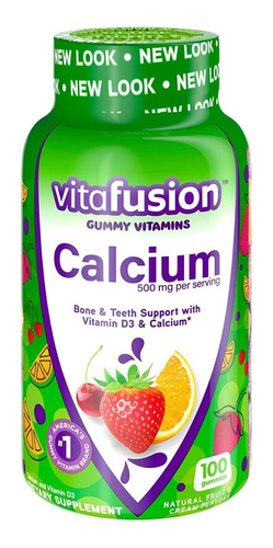 Vitafusion Calcium 500mg 100 Gummi - Unidad a $1510