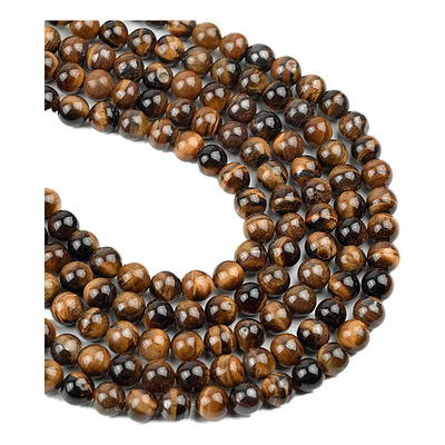 Ojo De Tigre 6mm Piedra Natural 1 Tira Cuentas Hilo Calidad  | MercadoLibre