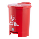 Caneca Plástica 12l Rojo-riego Biológico Con Pedal